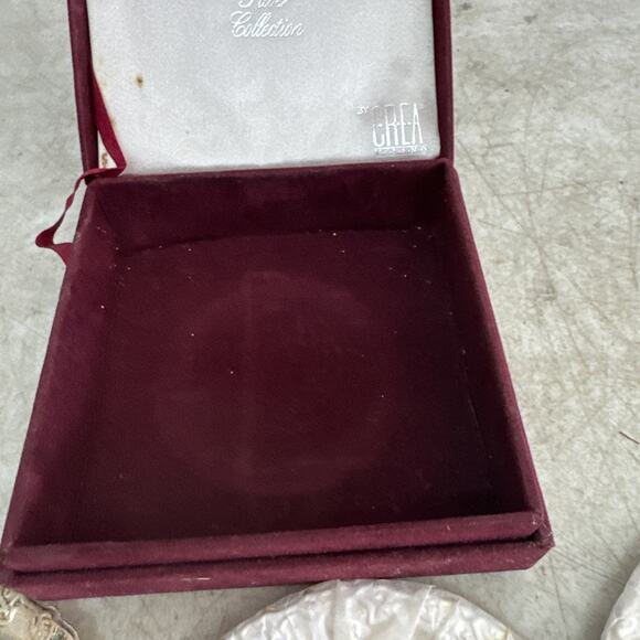 Vintage Classic Silver Collection by Crea Milano 6 Coaster Set in Velvet Case - Picture 6 of 8